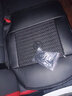 翰静 新款汽车卡通坐垫四季通用座垫全包围座套透气织物座椅套适用于 神秘黑（皮革+织物） 启辰D60T70T90D50 实拍图