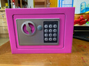 香思缦生日礼物男孩女孩不锈钢存钱罐新年压岁钱保险箱密码带锁只进不出 粉色【可投币】 实拍图