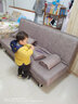 徽月 多功能折叠沙发床两用简易三人位小户型客厅租房家具懒人沙发 【米黄】炫彩科技布 【海绵款】升级1.8米长1.2宽2扶手2腰枕 实拍图