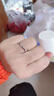 慕友999足银情侣戒指简约时尚男女学生素圈对戒送自己闺蜜情人节礼物 999银弧面款【闭口版】单戒(9号-25号) 实拍图