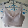 温影无钢圈文胸运动背心冰丝无痕内衣女夏天薄款透气胸罩背心式 灰色升级版 L (36/80) 实拍图