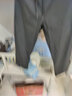 杉努裤子男款士秋冬季直筒宽松阔腿加绒加厚休闲青少年学生西装男裤 K21QK黑色+K20QK黑色 L （建议100-120斤） 实拍图