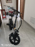 凤凰（Phoenix）电动自行车折叠电动车锂电池小型代驾车男女式成人电助力车 小飞侠 黑色/铝合金/48V可提电池 6AH电动续航18km 实拍图