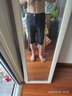 乔诗慧2条装 牛仔短裤男夏季薄款中裤弹力商务直筒宽松休闲马裤七分裤 中裤-009蓝色+807黑色 29 (2尺2） 实拍图