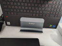 奥睿科（ORICO）笔记本支架立式重力平板苹果macbook收纳底座电脑桌面散热置物架子铝合金 灰色NPB2 实拍图