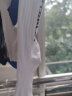 迈乐（Merrell）纯色户外运动透气舒适长筒保暖长袜 白色 M 实拍图