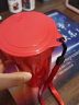 特百惠（Tupperware）雅致塑料杯310ml 小巧便携拎绳学生儿童学生随心水杯子   火烈红 实拍图