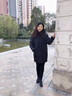 芙琦莱 中老年女装冬装棉服胖妈妈2025加肥加大保暖中长款外套中年棉衣 黑色【高品质棉衣】 /赠送运费险 XL 【建议106斤以下】 实拍图
