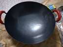 大铁锤 双耳传统无涂层不粘锅舌尖铁锅加厚手工锻打炒锅老式无涂层 40CM适合10人 实拍图