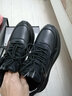 GNAI真牛皮休闲运动鞋软底男士真皮青年内增高户外跑步潮流男鞋子男 黑色 真皮【加绒】二棉鞋 秋冬季 39 (245mm) 实拍图