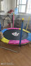 万凯 蹦蹦床家用儿童室内玩具弹跳床蹦极训练器材成人健身蹭蹭床跳床 1.5m紫蓝狮子【吊环款】 实拍图