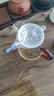 银器时代 足银手工刻鱼茶漏 足银茶具配件功夫茶具茶叶过滤器茶滤 带环梅兰竹菊款24克足银999+证书 实拍图
