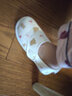 咕羊羊月子鞋可调节春夏秋产后拖鞋包跟厚底防滑孕妇拖鞋 【纯棉纱布】白底水蜜桃 L(适合37码~38码) 实拍图