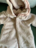 戴维贝拉（DAVE＆BELLA）童装女童棉服男童棉衣儿童中长款保暖冬天棉袄幼小童冬装新款 灰粉色 110cm（建议身高100-110cm） 晒单实拍图