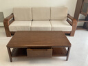 光明家具 实木沙发转角沙发组合沙发可拆洗水曲柳沙发现代中式沙发 3884A 三人位 实拍图