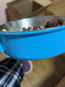 柒哦猫碗狗碗双碗防打翻悬挂式宠物食盆不锈钢挂笼子猫粮饭盆兔子碗 青春蓝大号【含不锈钢碗】 悬挂式猫碗 实拍图