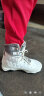 H8雪地靴女新款加绒加厚高帮外穿户外情侣防水防滑大码棉鞋 雪山白（加绒） 39 实拍图