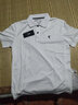 乔丹短袖t恤男士polo衫2025夏季透气冰丝宽松休闲翻领半袖运动上衣 白色-速干100%聚酯纤维 L /175 实拍图