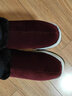 红青百年冬季棉鞋男高帮加绒加厚保暖办公室棉靴轻便软底防滑牛筋底家居鞋 格子(男建议买大2码，女买大1码) 40 【下单发2双】 实拍图