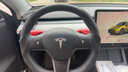 YZ适用于特斯拉Model3Y档杆套内饰怀挡把雨刷位装饰贴片拨杆改装丫 Model3/Y全包挡杆套-亮红碳纤纹 实拍图