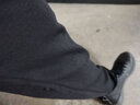 季骆森品牌运动裤男春秋棉质加绒加厚针织裤子男士大码弹力休闲长裤 梅花标黑色【常规】 4XL 实拍图