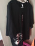 稻草人（MEXICAN）短袖t恤男夏季日系动漫印花体恤衫潮流半袖衣服 288黑色 XL 实拍图