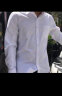 南极人衬衫男 纯色长袖商务衬衫男士棉质舒适衬衣外套修身西装衬衫4XL 实拍图