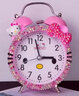 蕉迟 凯蒂猫闹钟创意学生儿童闹钟卡通床头钟可爱小闹钟女生 KT粉色满钻 实拍图