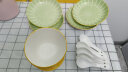 赣艺陶瓷餐具碗碟套装2人食情侣套装碗盘勺筷组合简约 8件套墨雅 晒单实拍图