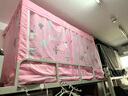 南极人大学生宿舍床帘上铺蚊帐宿舍一体式全包围遮光下铺专用床帘遮挡布 升级款-无忧无虑 90cm*190cm -0.9床上铺/自连接支架 实拍图