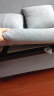林氏家居原林氏木业折叠沙发床两用客厅新款多功能可伸缩单人床LS182 仿棉麻海绵|浅灰0.85m 实拍图