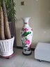 垚罄 陶瓷粉彩落地大花瓶客厅工艺品摆件花艺 1米大花瓶酒店企业 年年有余 90cm单根 配底座 实拍图