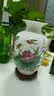 汪洋大海景德镇瓷器花瓶酒柜客插花家居装饰工艺品博古架陶瓷水培养花玄关 马到成功福桶+木底座 实拍图