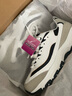 斯凯奇（Skechers）黑白金熊丨男女同款老爹鞋复古熊猫鞋情侣校园风潮流增高运动休闲 【女款】白色/浅灰色/WLGY(白金) 38.5 实拍图