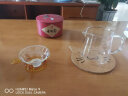 陶瓷故事玻璃公道杯茶漏套装加厚耐热玻璃过滤公杯分茶器功夫茶具配件 直身公杯400ml+黄色龙头茶漏 实拍图