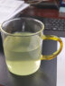 美斯尼玻璃水杯子耐热加厚花茶杯 泡茶杯绿茶杯过滤内胆带盖喝茶杯茶水分离杯 大容量办公杯 黄色杯把 实拍图