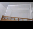 南极人蚊帐学生宿舍0.9x190上下铺寝室单人一体式带支架全包围纹蚊帐子 简白-网纱顶【加密帐纱 防蚊虫】 宽0.9m*长1.9m*高0.9m下铺用 实拍图
