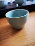 寻汝汝窑茶杯茶具单杯品茗杯陶瓷功夫天青色开片主人杯茶盏高档釉禅定 汝窑压手杯(小号)- 70ml 一个装 实拍图