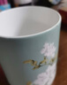 Gao Chun Ceramics高淳陶瓷鹊登高枝茶杯家用中式办公骨瓷马克杯茶水杯礼盒包装 鹊登高枝盖杯绿色 实拍图