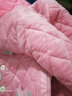 丰腾世家睡衣女士冬季三层加厚夹棉珊瑚绒保暖甜美可爱秋冬款家居服中长款 9907橘红 M码（建议155-160cm/80-95斤） 实拍图
