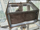 JoyCat天空猫墙吸盘玻璃太空舱猫爬架免打孔透明猫窝吊床宠物用品 大号猫房47*40*47cm 实拍图
