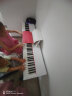 海蒂诗电钢琴便携式88键重锤初学者儿童电子钢琴成人专业电钢考级幼儿 B-101白色-重锤三踏-实木琴腿 实拍图
