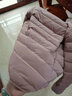 雅鹿羽绒服女士短款立领修身轻薄显瘦鸭绒秋羽绒外套 米色155 实拍图