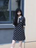 斐乐（FILA） FUSION潮牌女子连衣裙夏新款时尚宽松POLO领连身裙 深黑-BK XL 实拍图