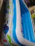 Bestway充气游泳池家用球池加厚家庭大号戏水池儿童折叠水池户外洗澡池 1.5米蓝白三环不含泵 实拍图