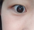 朵秀DUOXIU美瞳半年抛2片装 小大直径自然纯欲风彩色近视隐形眼镜新款 镜面水光-黑皮蛋14.0mm【半年抛/2片装】 450度 实拍图