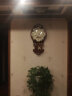 汉时欧式钟表挂钟客厅大号时钟创意摆钟艺术挂表时尚壁钟石英钟表HP07 棕色大号(石英机芯） 实拍图