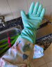 美丽雅手套洗碗加绒保暖加长家务厨房清洁洗衣防水防油防滑乳胶手套均码 晒单实拍图