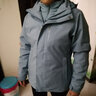 探拓（TECTOP）户外三合一冲锋衣透气两件套可拆卸保暖抓绒内胆登山服加厚防寒服 女款豆绿 L 实拍图