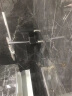 墨林卡 厨用洗碗枪灰色冷热水龙头 入墙式双孔厨房洗菜盆水槽旋转龙头 加长可阳台洗衣池混水阀开关  枪灰款:龙头+配件 实拍图